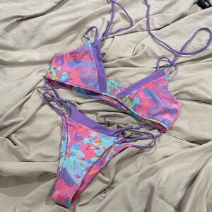 Vibrant Multicolor Bikini Set
